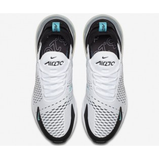 Chaussure Nike Sportswear Air Max 270 Homme Baskets Basses Blanc/Bleu Air AH8050-001 Pas Cher