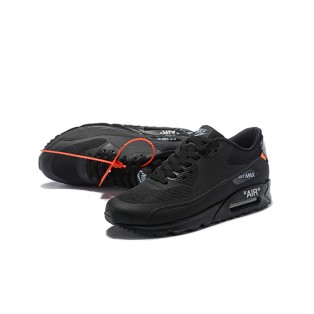 OFFWHITE x Air Max 90 10x Chaussures Nike Nouvelle Pour Homme et Femme Noir