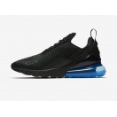 Chaussure Nike Sportswear Air Max 270 Homme Baskets Basses Noir/Bleu Air AH8050-009 Pas Cher