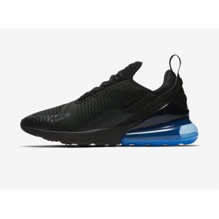 Chaussure Nike Sportswear Air Max 270 Homme Baskets Basses Noir/Bleu Air AH8050-009 Pas Cher