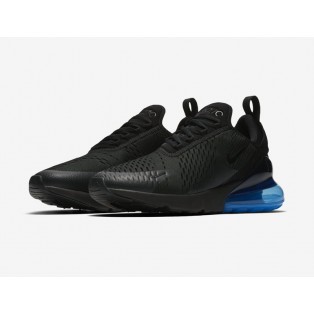 Chaussure Nike Sportswear Air Max 270 Homme Baskets Basses Noir/Bleu Air AH8050-009 Pas Cher