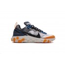 Nike React Element 87 Thunder Blue Orange AQ1090-004 Pour Homme et Femme