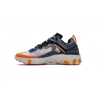 Nike React Element 87 Thunder Blue Orange AQ1090-004 Pour Homme et Femme