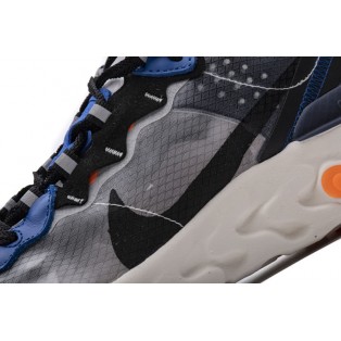 Nike React Element 87 Thunder Blue Orange AQ1090-004 Pour Homme et Femme