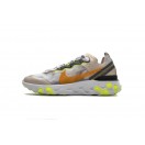Baskets Nike React Element 87 LT Orewood AQ1090-101 Beige Pour Homme et Femme
