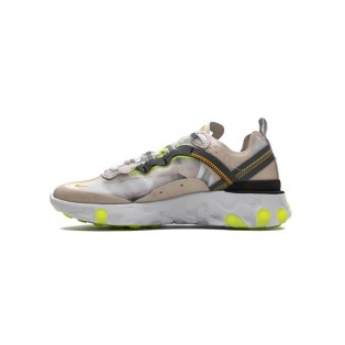 Baskets Nike React Element 87 LT Orewood AQ1090-101 Beige Pour Homme et Femme