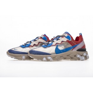 Nouvelle Undercover x Nike React Element 87 BQ2718-200 Bleu rouge
