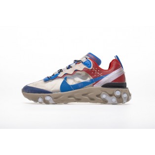 Nouvelle Undercover x Nike React Element 87 BQ2718-200 Bleu rouge