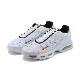 Baskets des Nike Air Max Plus Tuned/TN3 2019 Blanc/Bleu/Rouge Pour Homme Livraison Gratuit