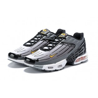 Baskets des Nike Air Max Plus Tuned/TN3 2019 Gris/Noir Pour Homme Livraison Gratuit