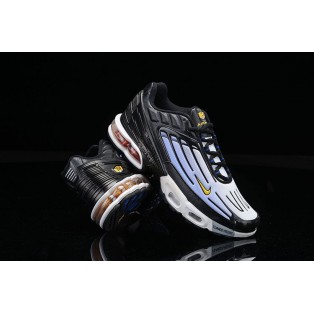 Baskets des Nike Air Max Plus Tuned/TN3 2019 Noir/Bleu Pour Homme Livraison Gratuit