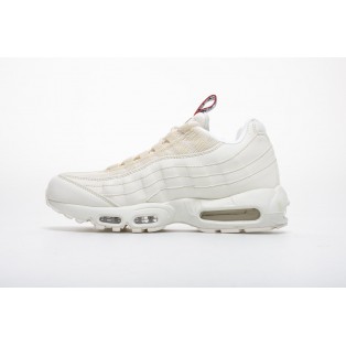 Chaussure Baskets Nike Wmns Air Max 95 TT Pull Tab Pack Sail AJ1844-101 blanc