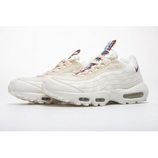 Chaussure Baskets Nike Wmns Air Max 95 TT Pull Tab Pack Sail AJ1844-101 blanc