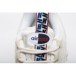 Chaussure Baskets Nike Wmns Air Max 95 TT Pull Tab Pack Sail AJ1844-101 blanc