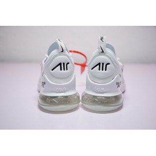 Chaussure Nike Air Max 270 Blanc/Orange/Noir AH8050-100 Pas Cher