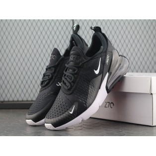 Chaussure Nike Air Max 270 pour Homme Noir/Anthracite/Blanc AH8050-002 Pas Cher