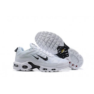 Chaussure Nike Air Max Plus TN SE Blanc Noir 815994-005 Pour Homme