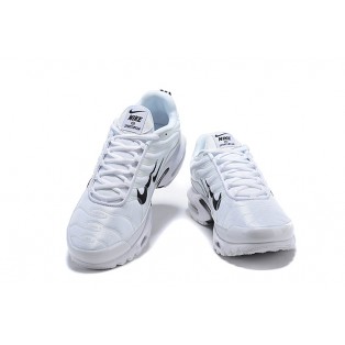 Chaussure Nike Air Max Plus TN SE Blanc Noir 815994-005 Pour Homme