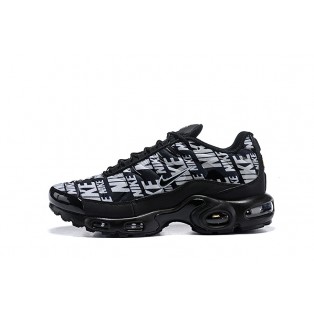 Chaussure Nike Air Max Plus TN SE Nike Logo Noir Blanc 815994-007 Pour Homme