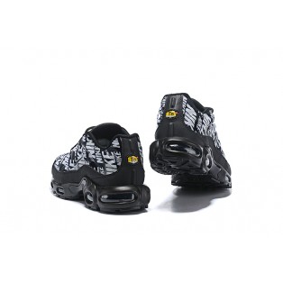 Chaussure Nike Air Max Plus TN SE Nike Logo Noir Blanc 815994-007 Pour Homme