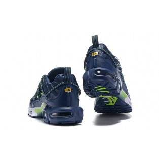 Chaussure Nike Air Max Plus TN SE Rétro Bleu foncé/vert/blanc 815994-008 Pour Homme
