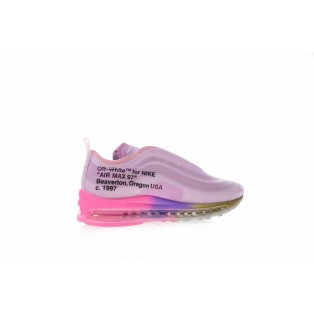 Chaussure Off-White x Nike Air Max 97 Serena Williams &#180;Reine&#180; arc-en-ciel Pour Femme AJ4585-600