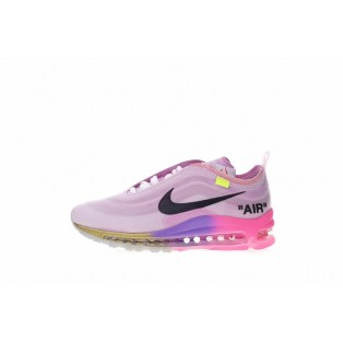 Chaussure Off-White x Nike Air Max 97 Serena Williams &#180;Reine&#180; arc-en-ciel Pour Femme AJ4585-600
