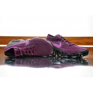 Chaussure de running Nike Air VaporMax Flyknit pour Femme pourpre 849557-605