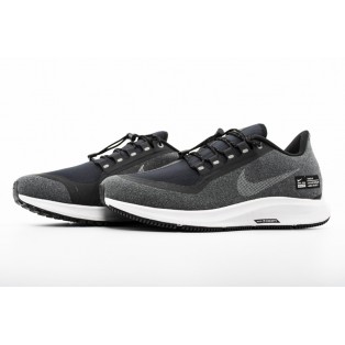 Chaussure de running Nike Air Zoom Pegasus 35 Shield Water-Repellent aa1643-001 Noir Anthracite Gris Pour Homme