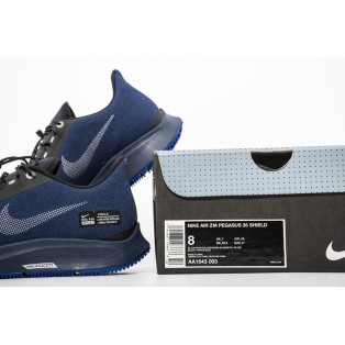 Chaussure de running Nike Air Zoom Pegasus 35 Shield Water-Repellent aa1643-003 Bleu Pour Homme