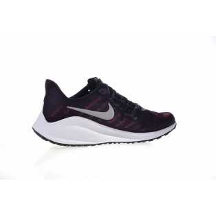Chaussure de running Nike Air Zoom Vomero 14 Marathon Pour Homme Noir/gris/rouge/vert fluorescent AH7857-602