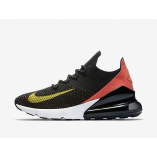 Chaussures Running Nike Air Max 270 Flyknit Femme Noir Rose AH6803-003 en solde