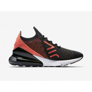 Chaussures Running Nike Air Max 270 Flyknit Femme Noir Rose AH6803-003 en solde