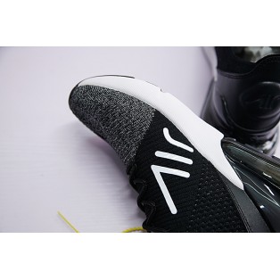 Chaussures Running Nike Air Max 270 Flyknit pour Homme Noir/Gris/Blanc AO1023-001 Pas Cher