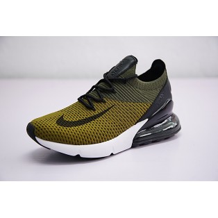 Chaussures Running Nike Air Max 270 Flyknit pour Homme Olive AH8050-004 Pas Cher