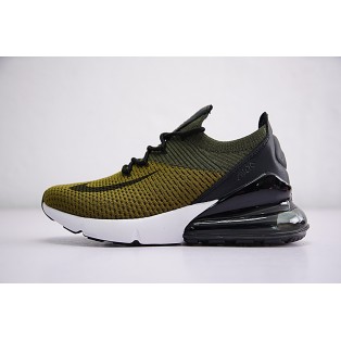 Chaussures Running Nike Air Max 270 Flyknit pour Homme Olive AH8050-004 Pas Cher