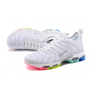 Chaussures de Baskets Nike Air Max Tuned/Tn Plus Ultra amouflage Femme Blanche rose bleu 881560-437