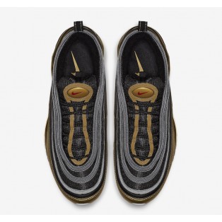 Officiel sportswear Nike Air Max 97 QS Black Metallic Gold AT5458-002 Pour Femme/Homme