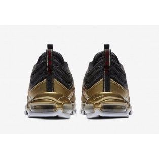 Officiel sportswear Nike Air Max 97 QS Black Metallic Gold AT5458-002 Pour Femme/Homme