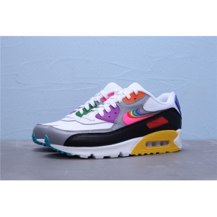 Nike Air Max 90 BETRUE CJ5482-100 Chaussures Couleur arc-en-ciel