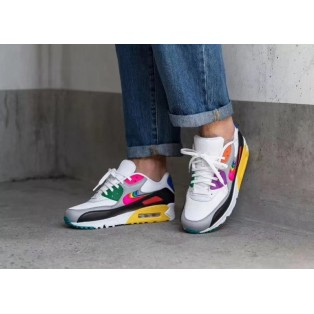 Nike Air Max 90 BETRUE CJ5482-100 Chaussures Couleur arc-en-ciel