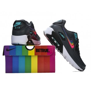 Nike Air Max 90 BETRUECJ5480-300 Gris clair/noir/coloré