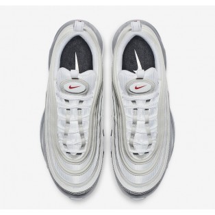 Officiel sportswear Nike Air Max 97 QS Blanc Gris AT5458-100 Pour Femme/Homme