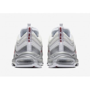 Officiel sportswear Nike Air Max 97 QS Blanc Gris AT5458-100 Pour Femme/Homme