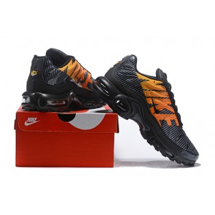 Nike Air Max Plus TN/Tuned Nike Logo Noir Orange Pour Homme Femme