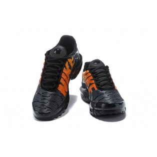 Nike Air Max Plus TN/Tuned Nike Logo Noir Orange Pour Homme Femme