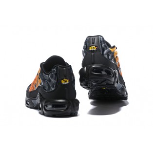 Nike Air Max Plus TN/Tuned Nike Logo Noir Orange Pour Homme Femme