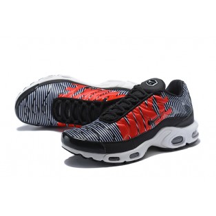 Nike Air Max Plus TN/Tuned Nike Logo Rouge Noir Pour Homme Femme