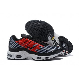 Nike Air Max Plus TN/Tuned Nike Logo Rouge Noir Pour Homme Femme
