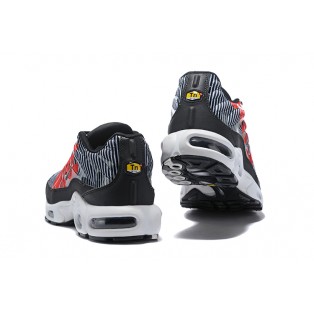 Nike Air Max Plus TN/Tuned Nike Logo Rouge Noir Pour Homme Femme